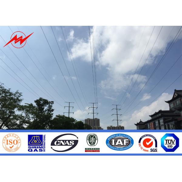 Quality Round Steel Utility Pole 5mm 20m Electrical Utility Poles Customized wholesale