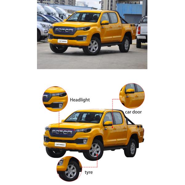 4x4 Used Midsize Electric Pickup Trucks New Energy Vehicle Foton