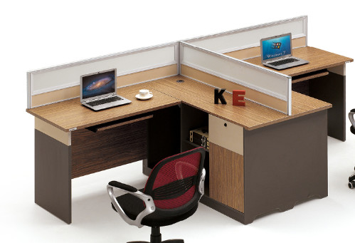Quality modern 2 persons office desktop partition workstation furniture wholesale