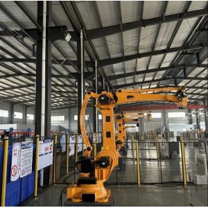 Gypsum Robotic Arm Palletizer Machine 180kgs Robotic Palletizing System