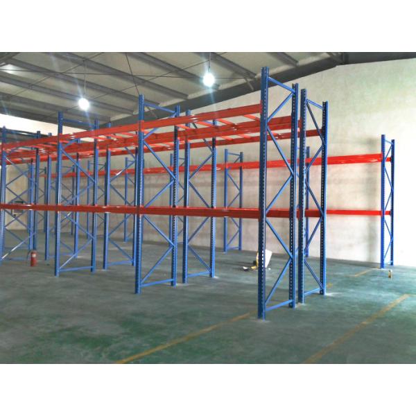 Roll Formed Selective Pallet Racking For Warehouses , Heavy Duty Pallet Racking