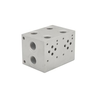 Cheap Precision CNC Aluminum Alloy Stainless Steel Valve Block with Ce Tolerance /-0.05mm for sale