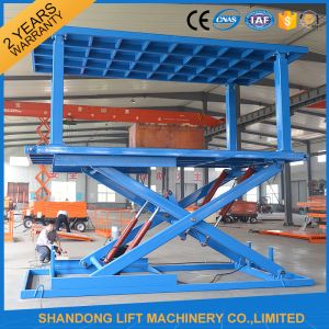 5T 3M In Floor Scissor Type Car Double Layer Lift / Garage Car Lift System