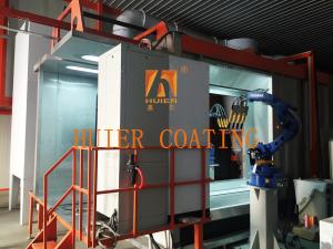Customized Energy Saving Automated Powder Coating Production Line For Chain / Mesh Belt Conveyor System