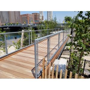 Lightweight Anti-Rust Security Fence Stainless Steel Wire Rope Mesh with Diamond