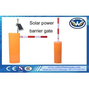 Solar LED Arm Barriers Automatic Barrier Gate 6 Meters Crash Proof