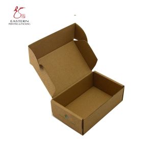 Brown Corrugated Cardboard Storage Box Foldable Compostable Shipping Boxes