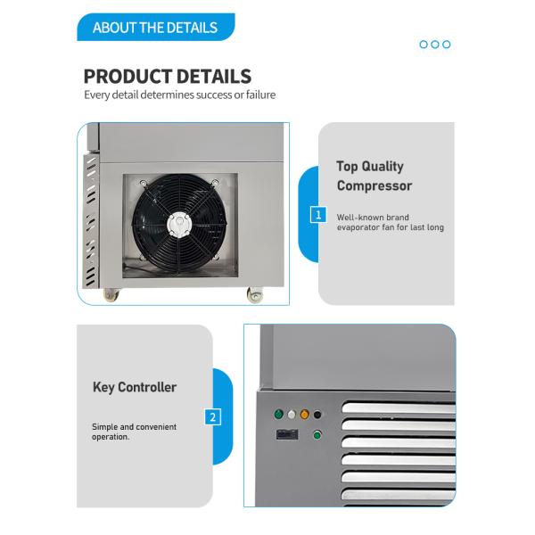 Mobile Cryogenic Commercial Blast Freezer For Plate Freezing And Eco Friendly