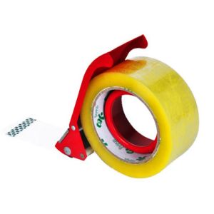 Custom BOPP Security Packaging Tape Environment Protection Yellowish 60m