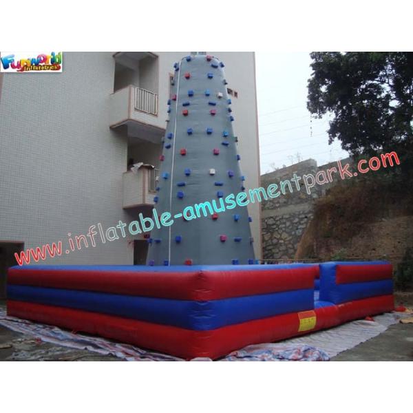 Renting 0.55mm PVC tarpaulin Inflatable Rock Climb Sports Games for Home,
