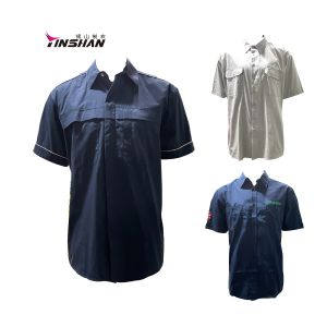 Short Sleeve One Piece Engineer Workwear Overall for Unisex in Workshop Clothing