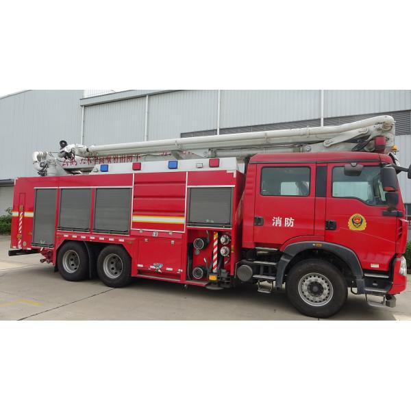 Quality 32M Hydraulic Telescopic Water Fire Truck With 5000L Water 2000L Foam Capacity wholesale