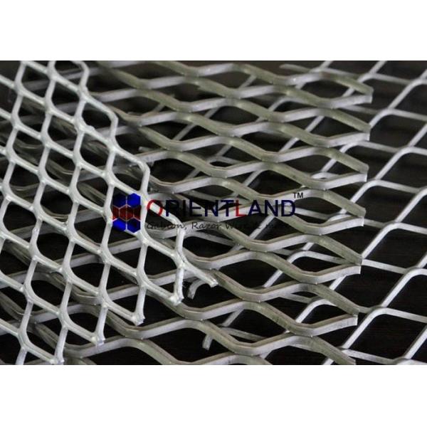 Anti Rust Stretched Metal Mesh Galvanized Expanded Metal Catwalk Grating Free