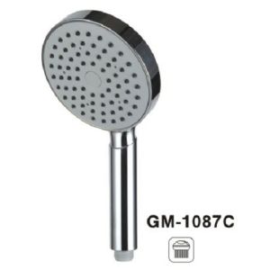 Single Function Roundface Shower Head And Hand Held Chrome Rain Shower Head ODM
