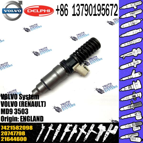 Quality original Diesel Fuel Injector 20747798 85000675 21644600 85003950 7420747798 7421582098 E3.18 for VOL () MD9 3 wholesale