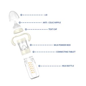 Anti Colic Stand Neck Night feeding Baby Bottle multi-function Formula Making /