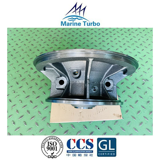 T- TCR18 Cast Iron Turbocharger Bearing Casing For HFO Engine