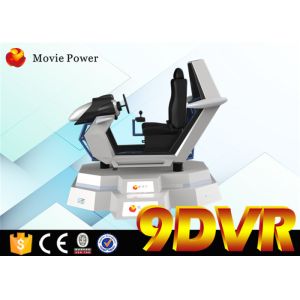 Silver Intelligent 9D Simulator Racing VR Equipment With 360 Degree Screen
