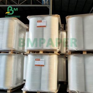 28gsm Straw Wrapping Paper Roll For Drinking 29mm 35mm x 5000m Food Grade