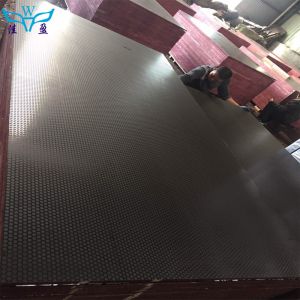 Great quality  Hexagon  15mm 9mm Anti Slip Plywood For Flooring for inside and outside with low price