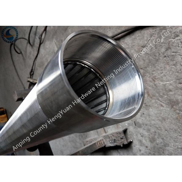 Quality Continuous Slot Opening Johnson Wire Screen With Threaded Coupling Ends wholesale