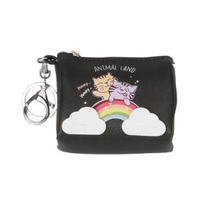 Cheap ISO9001 BM Zippered Coin Purse Mini Customized Pu Dismountaintable Strap for sale