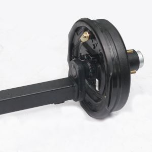 China OEM ODM Hot Dip Galvanised Trailer Drop Axles 1200Kg To 2000Kg on sale