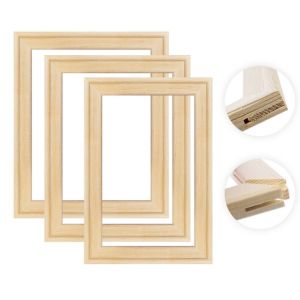 China MDF Board Pine Canvas Stretcher Bars Kiln Dried Splinter Free For DIY Framing on sale