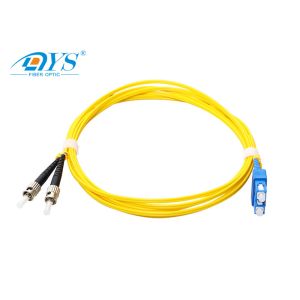 ST/PC-LC/PC 3.0mm Duplex Multimode OM3 Optical Fiber Patch Cord