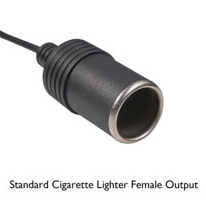 PD Charging 12v Output USB Type C Male to Cigarette Lighter Female Socket Plug