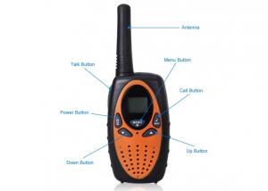 China Multi Function USB Long Range Walkie Talkies With VOX Function Black Color on sale
