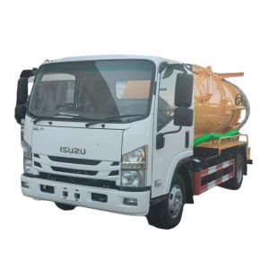 Factory Customized ISUZU 5CBM Small Mini Vacuum Suction Septic Sewage Fecal Suction Truck