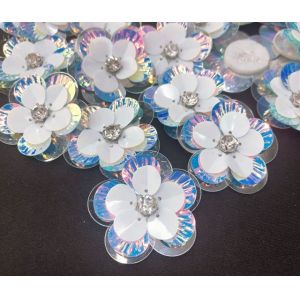 Top-Grade DIY Shell Flower Sequins for Women's Shoes Clothes Skirt Multi-Color
