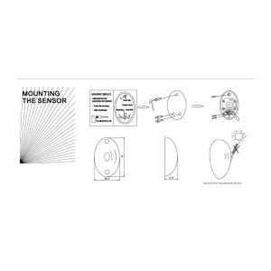 Single - Beam Gate Photocell Sensor 24V DC For Automatic Gate Openers