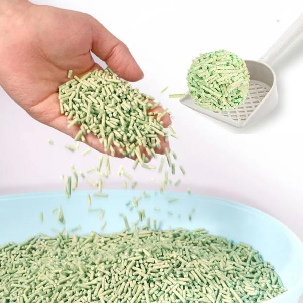 Wholesale Green Tea Tofu Cat Litter Low Dust Customizable Packaging Odor-Free Clump Stability Clean Scoop Every Time