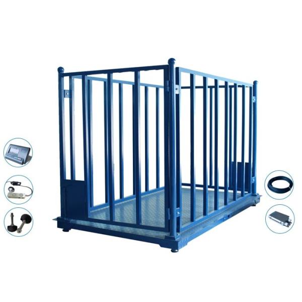 Quality 3000Kg Portable Cattle Scales , RS232 Electronic Sheep Scales wholesale