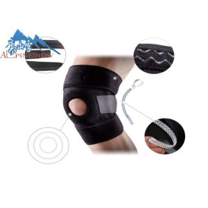 Cheap Sport Badminton Knee Support Bandage Basketball / Running Breathable Elastic Mechanical Knee Brace for sale