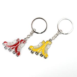 Football Personalized Metal Keychain European Cup Trophy Shaped Keyring