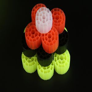 Bio Balls Plastic Filter Media Colorful And Virgin HDPE Material MBBR