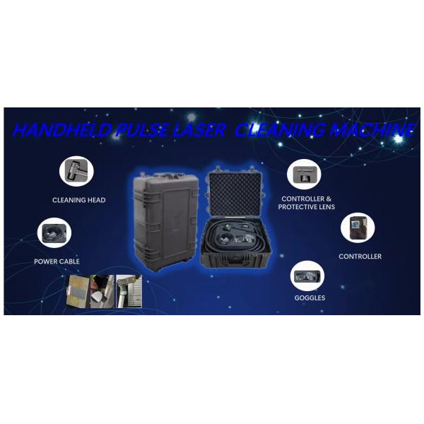 Surface Paint Cleaning Mini Air Cooling 50W 100w Hand Held Pulse Laser Cleaner for Manufacturing Plant Surface Treatment