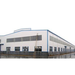 China Galvanized Prefab Steel Warehouse GB For Industrial Buildings Construction on sale