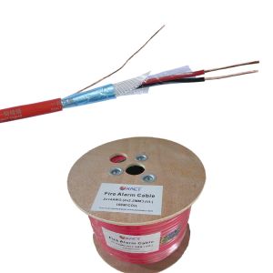 2Cores ExactCables FPL FPLR Red Flexible Wire Shield Pair Fire Alarm Cable 2