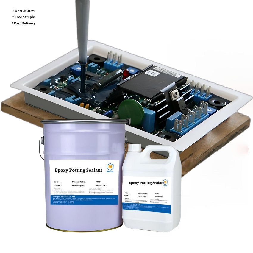 Two-component High thermal conductivity Epoxy potting of electronic component