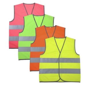 6xl 5x 3xl Class 2 Ansi Reflective Vest Black And Yellow Triangle Strap For Kids
