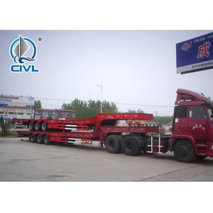Civl 3 Axles Equipment Low Bed Trailer King Pin 3.5 Inch Q235 Material With