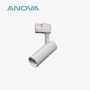 Commercial 12W Adjustable Spot Light 1260lm-1152lm 3 Phase Track Light