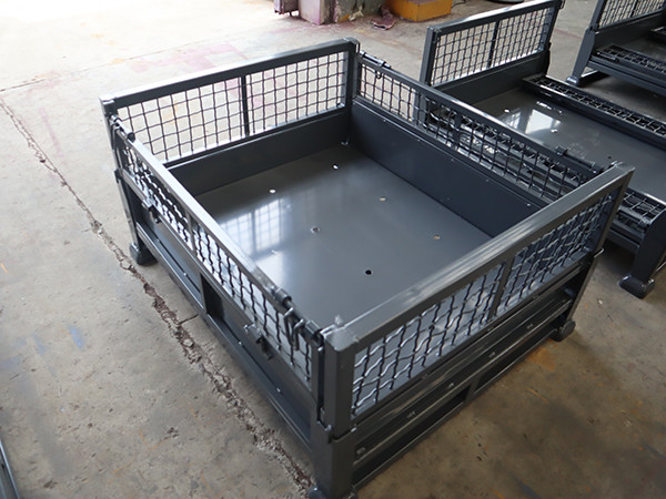 Quality Galvanized Wire Mesh Pallet Cage For Corrosion-Resistant And Hygienic Storage Solutions wholesale