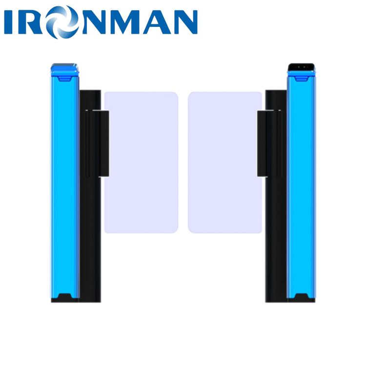 Acrylic/Tempered Glass Turnstile Gate with Face Recognition The Ultimate Access Control Solution