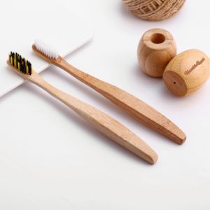 China Length 210mm Bamboo Toothbrush Holder Case Biodegradable Travel Use on sale