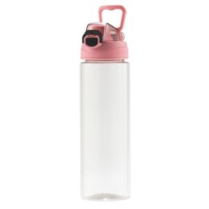 Cheap Renewable RPET Stylish 700 Ml Water Bottle Plastic Portable Handle Fashion Plastic Sports Water Bottles For Adults With GRS Certification for sale